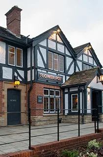 The front of Flower Pot, which is a Robinsons Pub