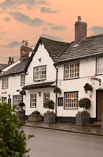 The front of Legh Arms, which is a Robinsons Pub